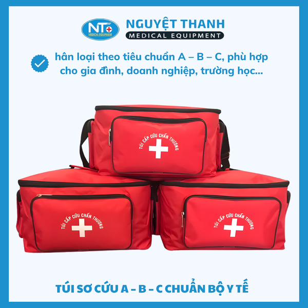 Túi Sơ Cứu A, B, C Chuẩn Bộ Y Tế