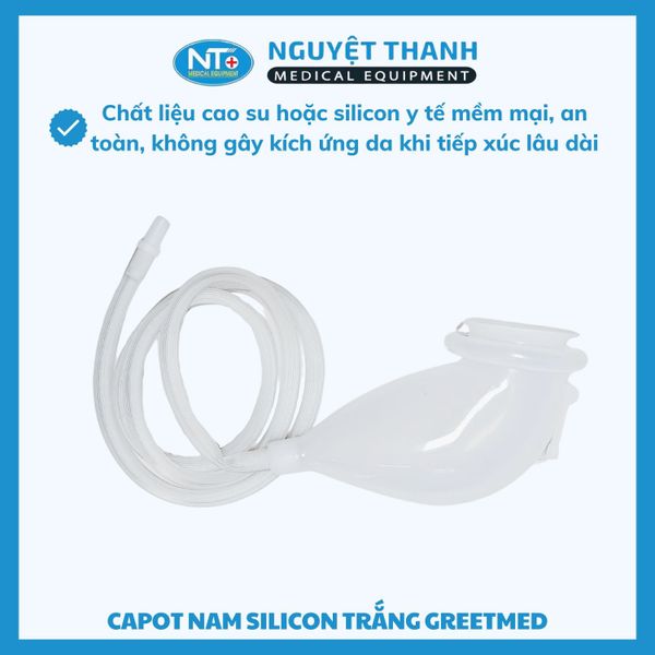 Capot tiểu nam bằng Silicone Greetmed