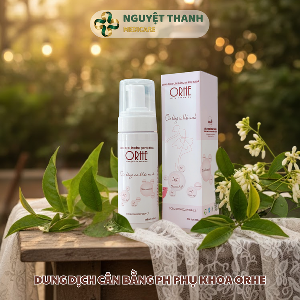 Dung Dịch Vệ Sinh Phụ Nữ ORHE Kháng Khuẩn, Cân Bằng pH