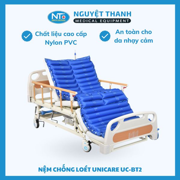 Nệm Chống Loét Unicare UC-BT2 Có Khoét Lỗ Vệ Sinh