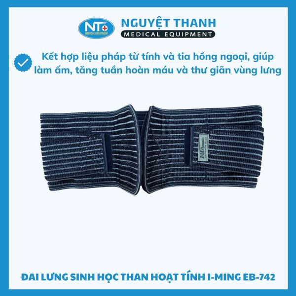 Đai Lưng Than Sinh Học Hoạt Tính I-M EB-742