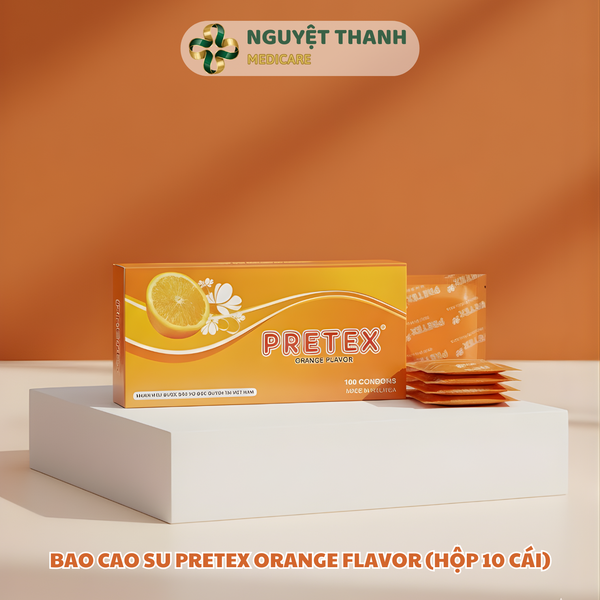 Bao Cao Su Pretex Hương Cam – Siêu Mỏng Chính Hãng Malaysia