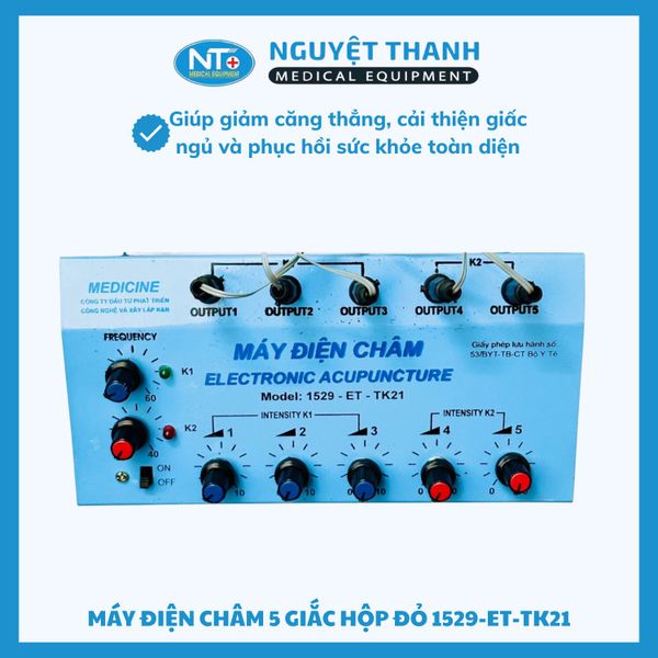 Máy điện châm 5 giắc 1529-ET-TK21