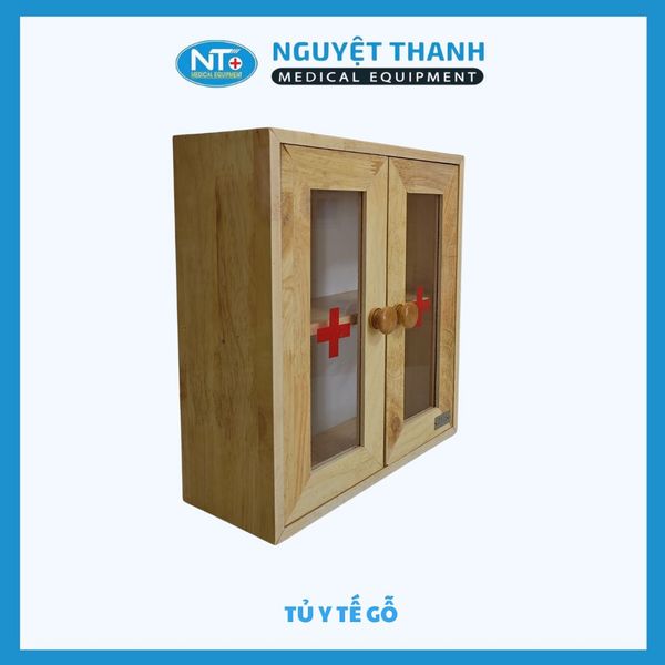 Tủ Thuốc Y Tế Treo Tường Bằng Gỗ