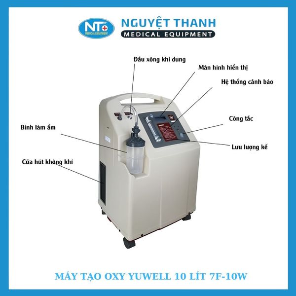 Máy tạo oxy Yuwell 10 lít 7F-10W