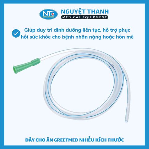COMBO 10 Dây cho ăn không nắp số 18 Greetmed