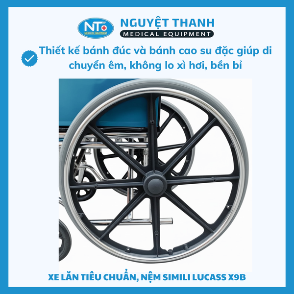 Xe Lăn Simili, Bánh Mâm Lucass X9B