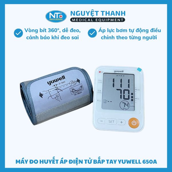 Máy Đo Huyết Áp Điện Tử YE650A