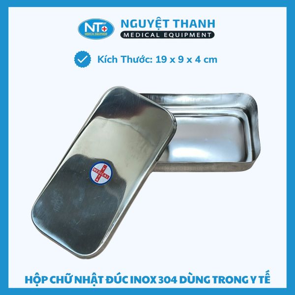 Hộp Chữ Nhật Đúc Inox Y Tế