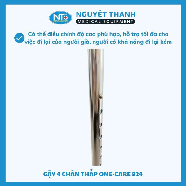 Gậy 4 Chân Thấp One-Care 924