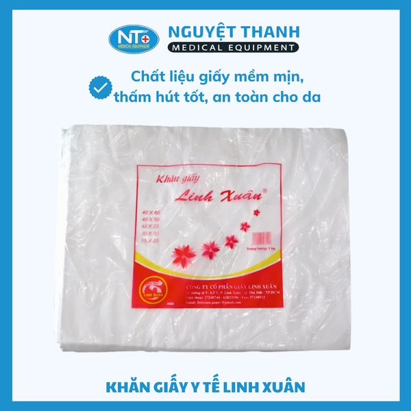Giấy y tế khổ 40x25