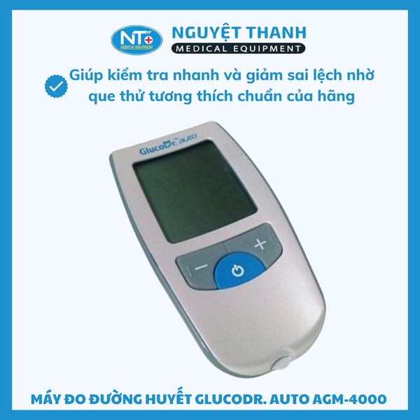 Máy Đo Đường Huyết GlucoDr. Auto AGM-4000 Chính Hãng