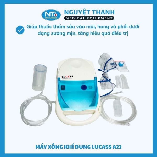Máy Xông Mũi Họng Lucass A-22