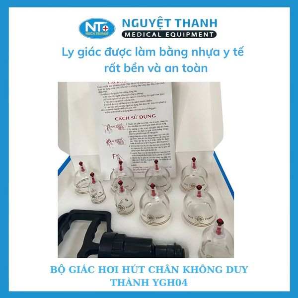 Bộ Giác Hơi Không Dùng Lửa Duy Thành YGH04