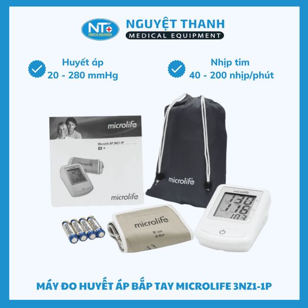 Máy đo HA bắp tay Microlife (3NZ1_1P)