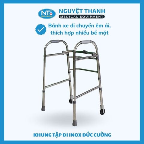 Khung Tập Đi Inox Đức Cường