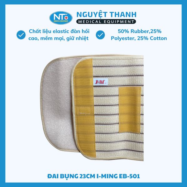 Đai hỗ trợ thắt lưng 23cm EB 501 size XXL