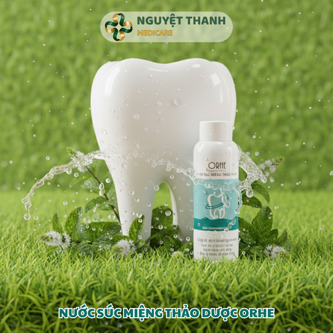 Nước Súc Miệng Họng ORHE 0.2% Sát Khuẩn, Hỗ Trợ Viêm Nướu, Đau Họng