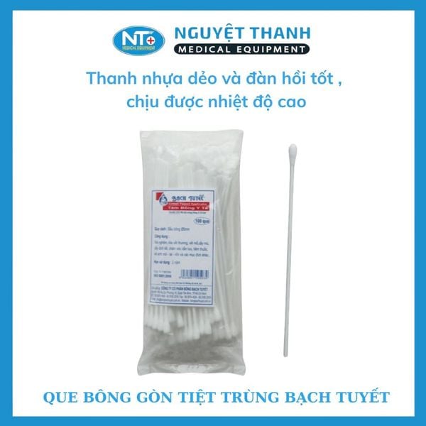 Que gòn xét nghiệm Bạch Tuyết (bịch nhỏ 5 que)