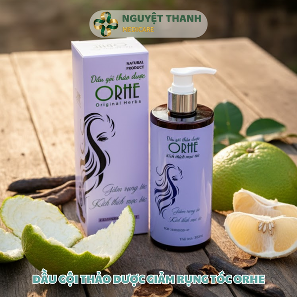 Dầu Gội Thảo Dược ORHE Giảm Rụng Tóc Và Kích Thích Mọc Tóc Chính Hãng