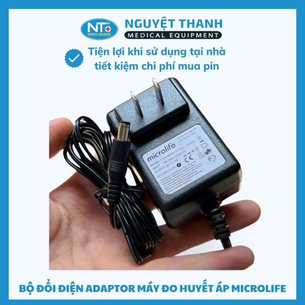 Adapter máy đo huyết áp Microlife