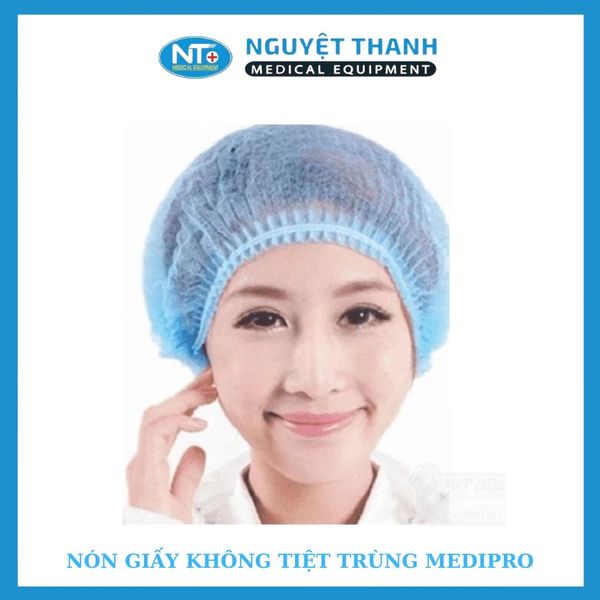 Nón giấy không tiệt trùng Medipro (TTB)(gói 100cái )