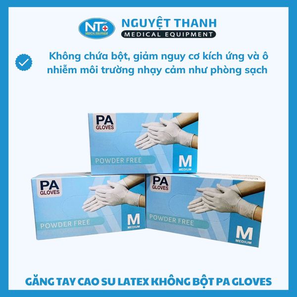 Găng tay Latex không bột PA