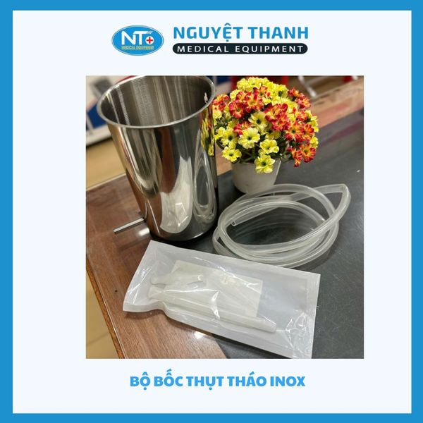 Bộ Bốc Thụt Tháo Hậu Môn Inox 2 Lít