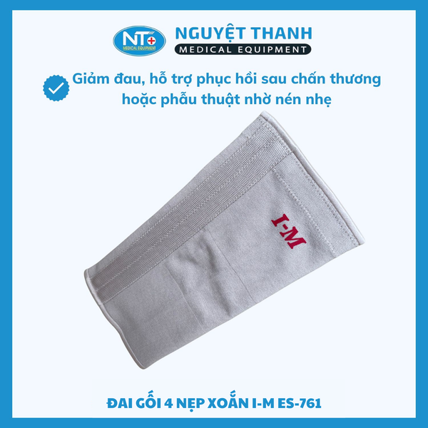 Đai Gối 4 Nẹp Xoắn I-M ES-761