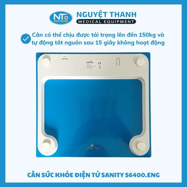 Cân sức khỏe điện tử Sanity S6400.ENG
