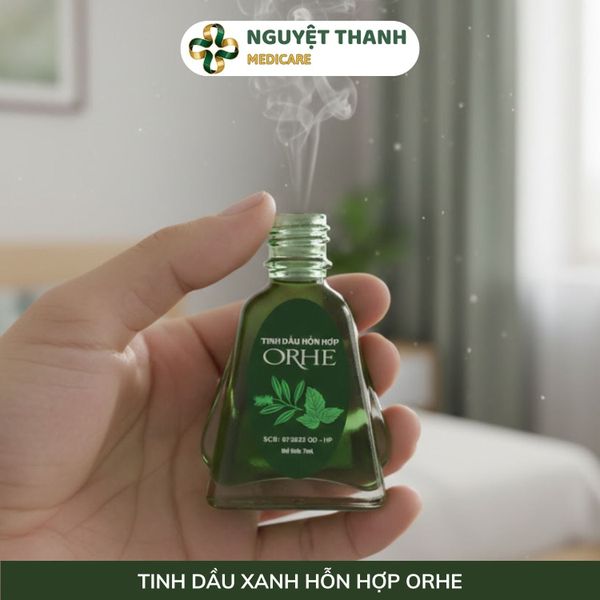 Dung Dịch Xoa Bóp Tinh Dầu Xanh ORHE Giảm Đau Hiệu Quả