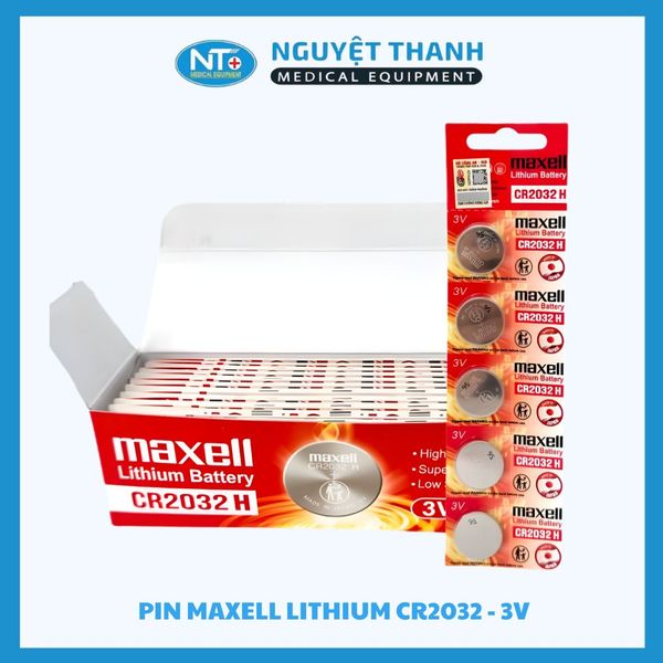 1 VỈ (5 VIÊN) Pin CR 2032 Maxcell