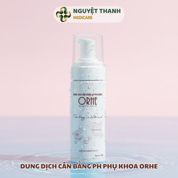 Dung Dịch Vệ Sinh Phụ Nữ ORHE Kháng Khuẩn, Cân Bằng pH