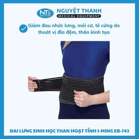 Đai Lưng Than Sinh Học Hoạt Tính I-M EB-743