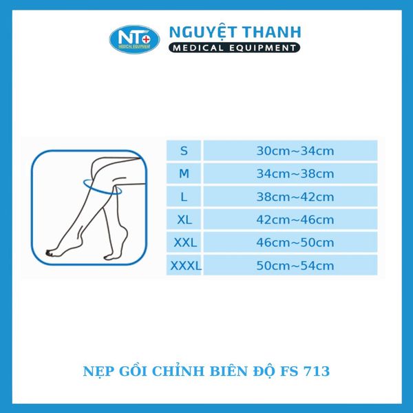 Nẹp gối chỉnh biên độ FS 713