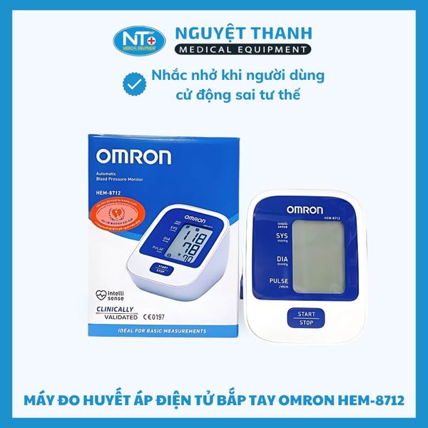 Máy Đo Huyết Áp Điện Tử OMRON HEM-8712