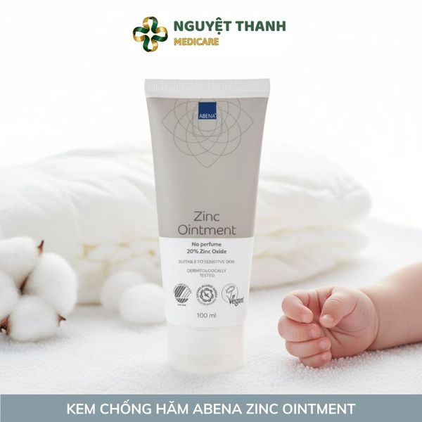Kem Trị Hăm Abena Zinc Ointment Đan Mạch Chính Hãng 15ml Và 100ml