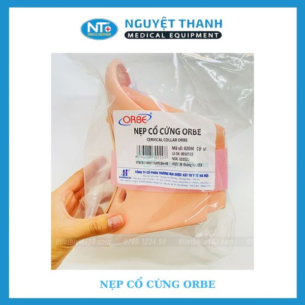 Nẹp Cổ Cứng Orbe (có lổ)