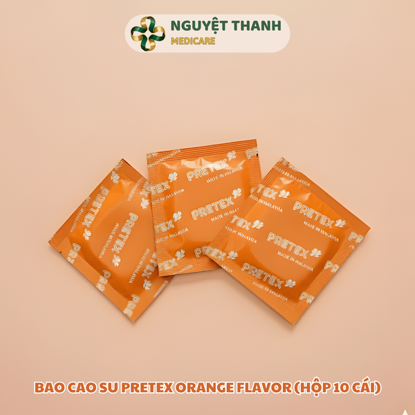 Bao Cao Su Pretex Hương Cam – Siêu Mỏng Chính Hãng Malaysia