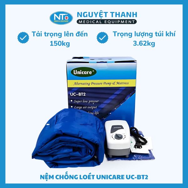 Nệm Chống Loét Unicare UC-BT2 Có Khoét Lỗ Vệ Sinh