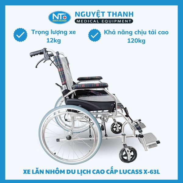 Xe Lăn Du Lịch Lucass X-63L Caro