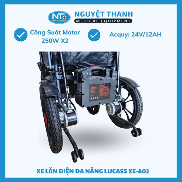 Xe Lăn Điện Đa Năng Lucass XE-802