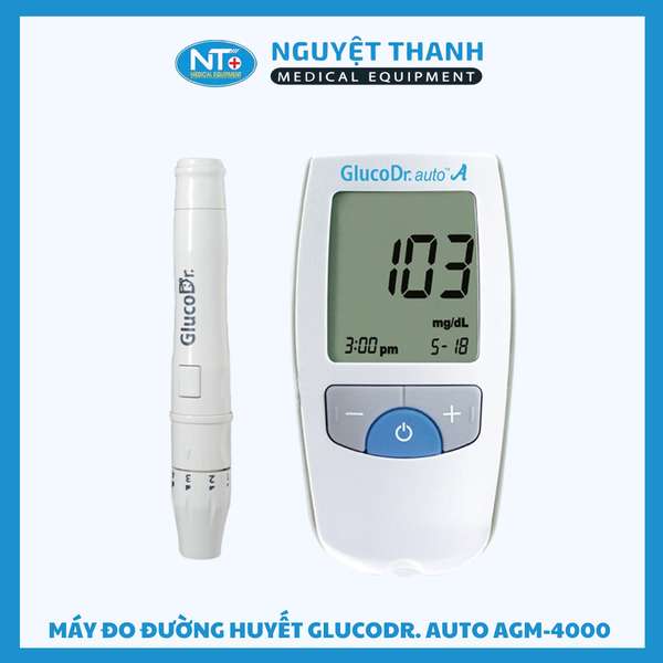 Máy Đo Đường Huyết GlucoDr. Auto AGM-4000 Chính Hãng