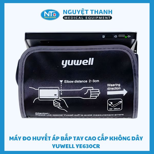 Máy Đo Huyết Áp Yuwell YE630CR Không Dây Kết Nối Bluetooth