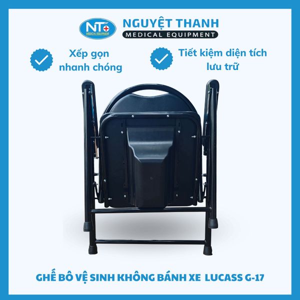 Ghế Bô Vuông, Không Bánh Xe, Mặt Nệm Lucass G-17