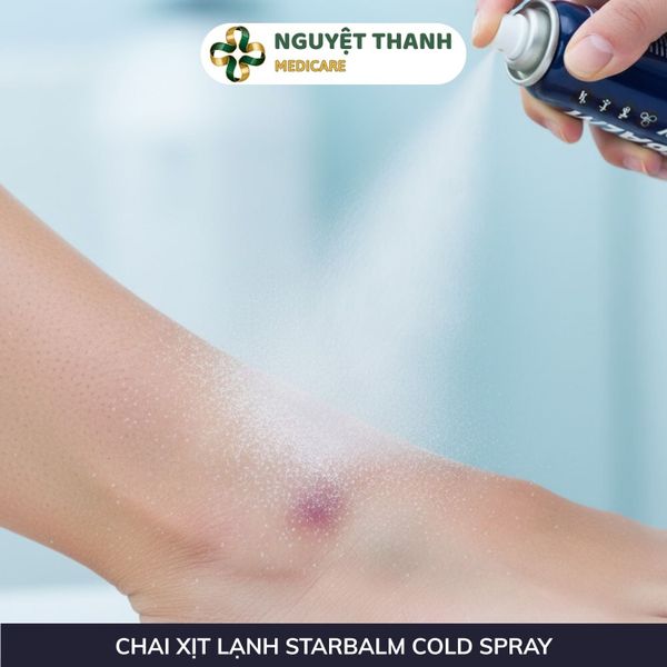 Chai Xịt Lạnh Starbalm Cold Spray Giảm Đau Cấp Tính, Chống Sưng 150ml