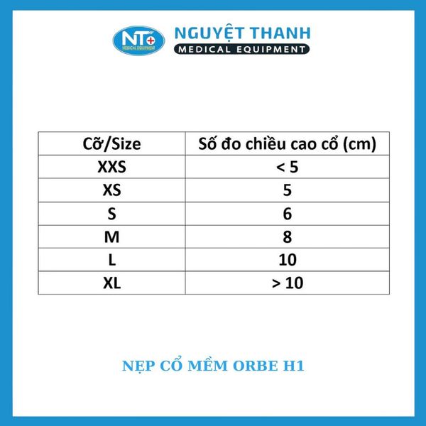 Nẹp Cổ Mềm Orbe H1