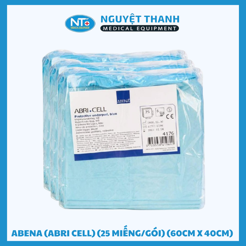 Tấm Lót Chống Thấm Abena Abri Cell Dùng Một Lần 40x60cm Gói 25 Miếng Thoáng Khí
