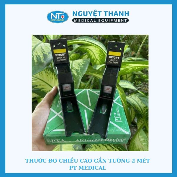 Thước Đo Chiều Cao Gắn Tường 2 Mét PT Medical
