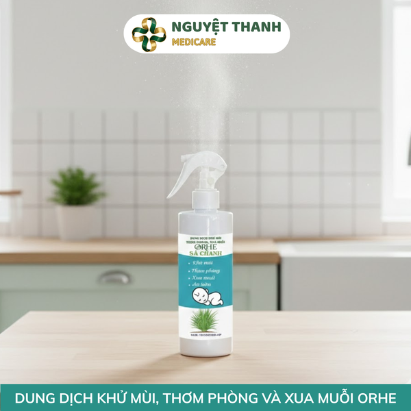 Dung Dịch Khử Mùi Orhe Sả Chanh 500ml - Xua Muỗi Hiệu Quả